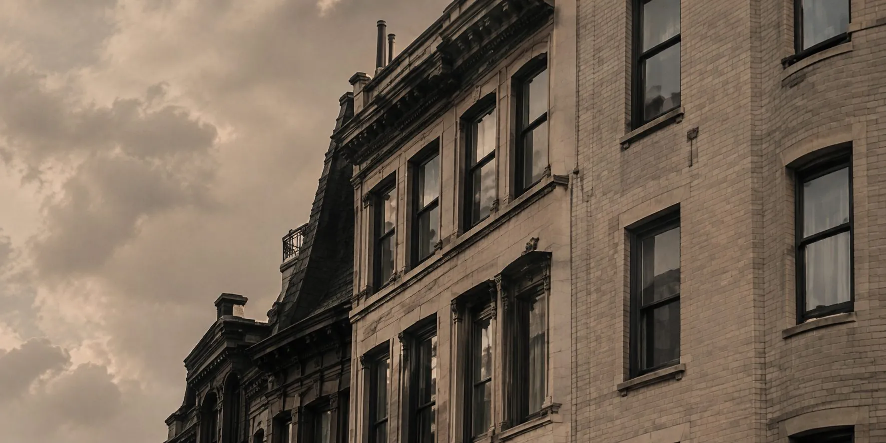 City building facade