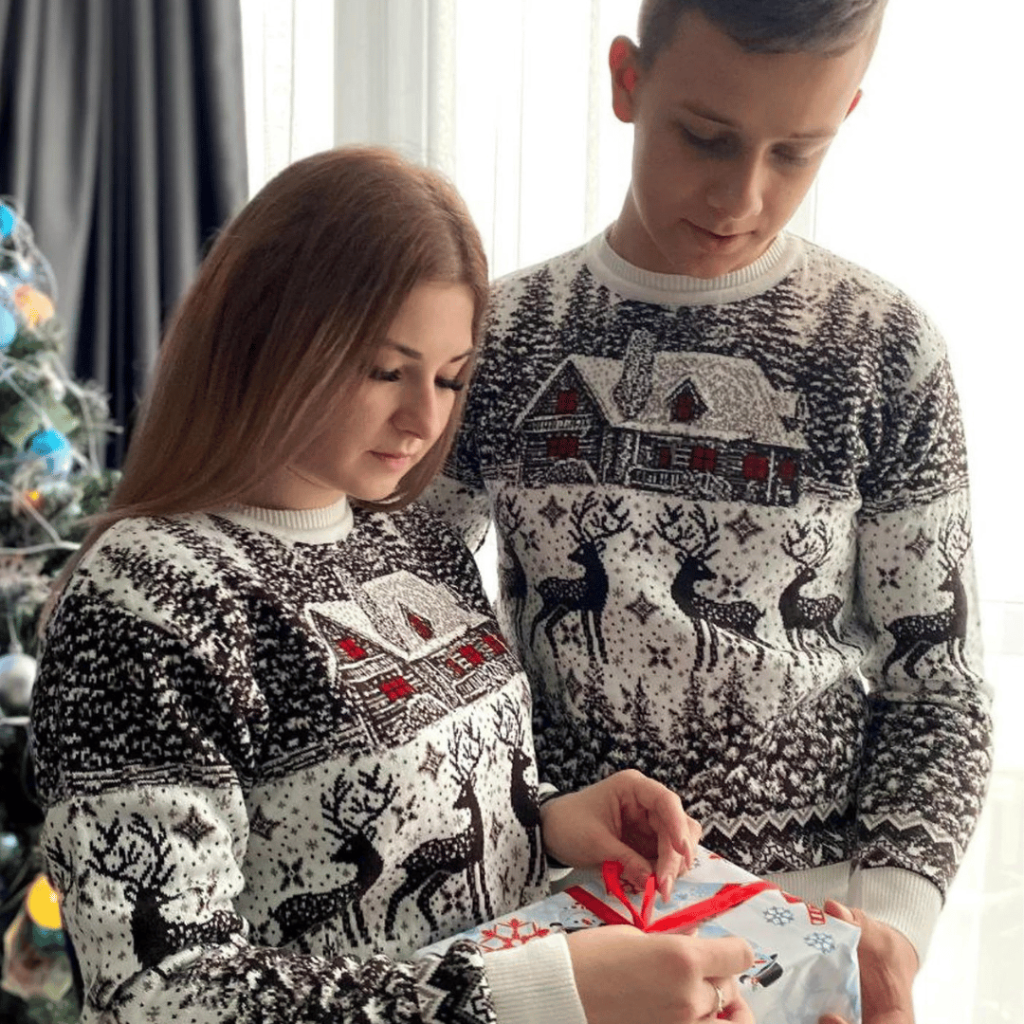 8 Cute Christmas Sweaters For Couples
